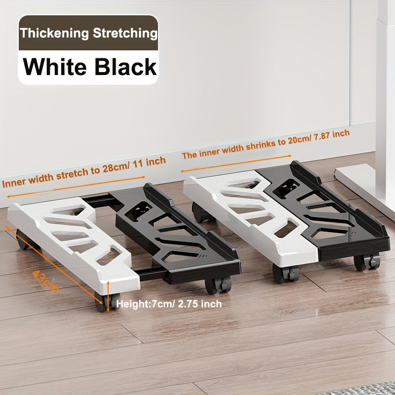 Adjustable Laptop Stand Tray | 360° Rotating Base | Portable Holder for PCs & Printers