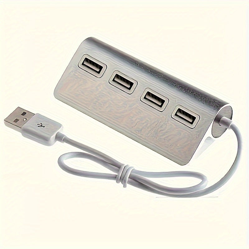 VVIA 4-Port USB 3.0 Aluminium Hub | High-Speed USB Powered Expander for PC & Laptop