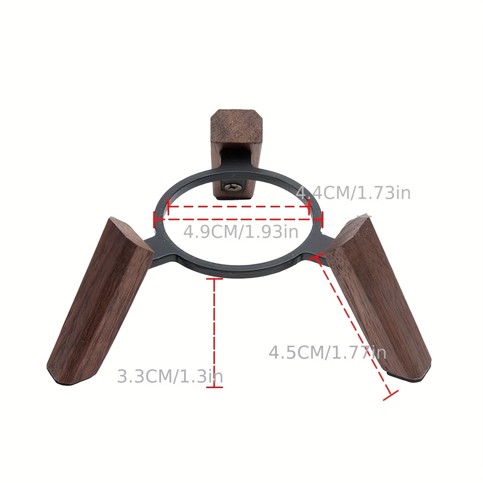 (Only Stand) Wooden HomePod Mini Stand | Hardwood Tripod Desk & Counter Mount