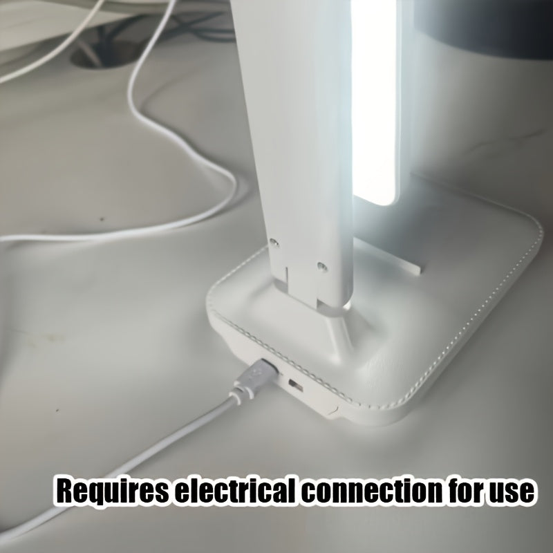 USB LED Desk Lamp | Touch Dimmable with Phone Holder & Eye-Care Light
