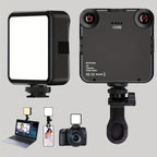 Rechargeable LED Clip Light | Adjustable 3000K-6000K | For Selfies, Video & Studio