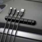 Premium PE Desktop Cable Organizer | Durable Cord Management for USB-C, HDMI & LAN