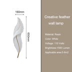 Modern Minimalist LED Luxury Feather Fine Carved Pattern | Wall Lamps for Bedroom Walls