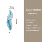 Modern Minimalist LED Luxury Feather Fine Carved Pattern | Wall Lamps for Bedroom Walls