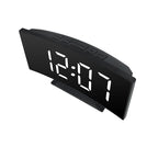 Sleek Modern Digital Mirror Alarm Clock