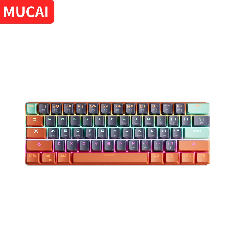 MUCAI Esports Mechanical Keyboard | 61 key | Swappable Keys