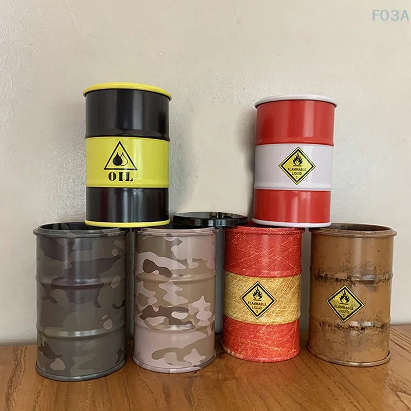 Mini Oil Drum Model | 1 Pc | Workspace Decoration