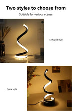 Modern Minimalist Spiral Desk Lamp