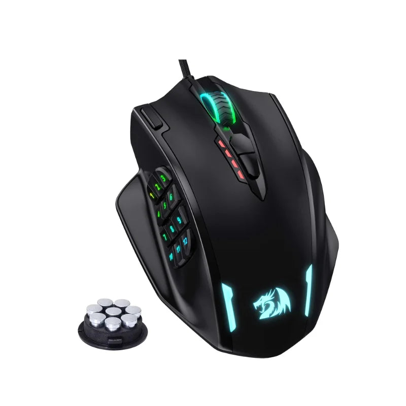 Redragon M908 Gaming Mouse 18 Programmable Mouse Buttons 12400 DPI