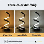 Modern Minimalist Spiral Desk Lamp