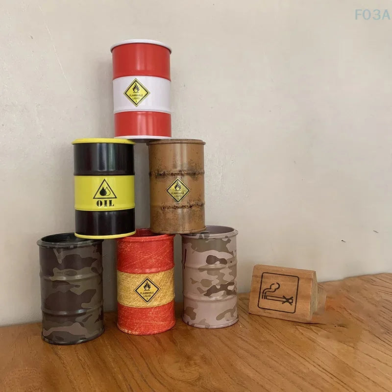 Mini Oil Drum Model | 1 Pc | Workspace Decoration