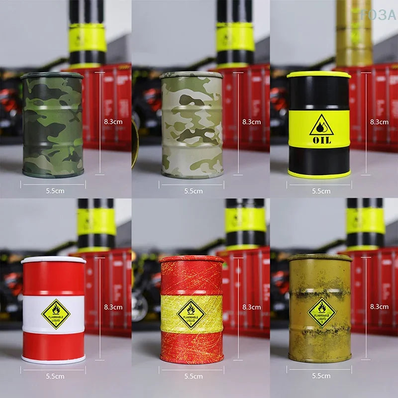 Mini Oil Drum Model | 1 Pc | Workspace Decoration