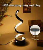 Modern Minimalist Spiral Desk Lamp
