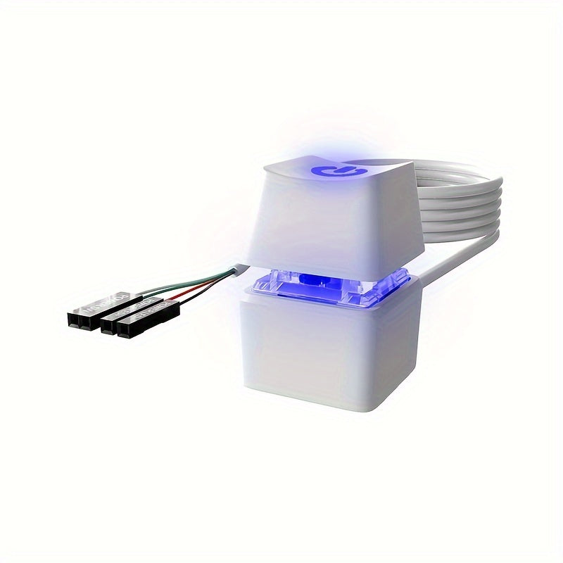External Desktop Power Switch | PC Start Button with Extension Cord