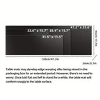 Premium | Black Faux Leather Desk Mat | Large Mouse Pad for Office & Home | Multiple Sizes Available