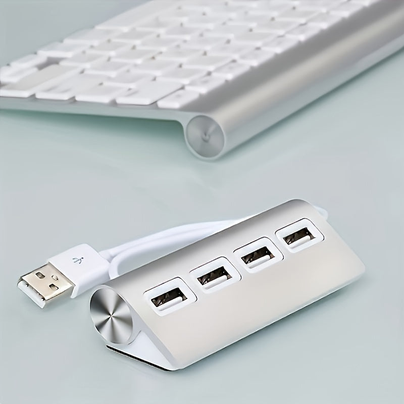 VVIA 4-Port USB 3.0 Aluminium Hub | High-Speed USB Powered Expander for PC & Laptop