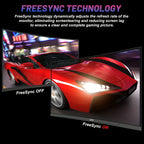 LXZ 34inch 21:9 UWQHD (3440x1440) | 165Hz PC Screen, 1500R Ultra-wide Curved Gaming Monitor, 1ms, FreeSync, 178° Wide Viewing Angle