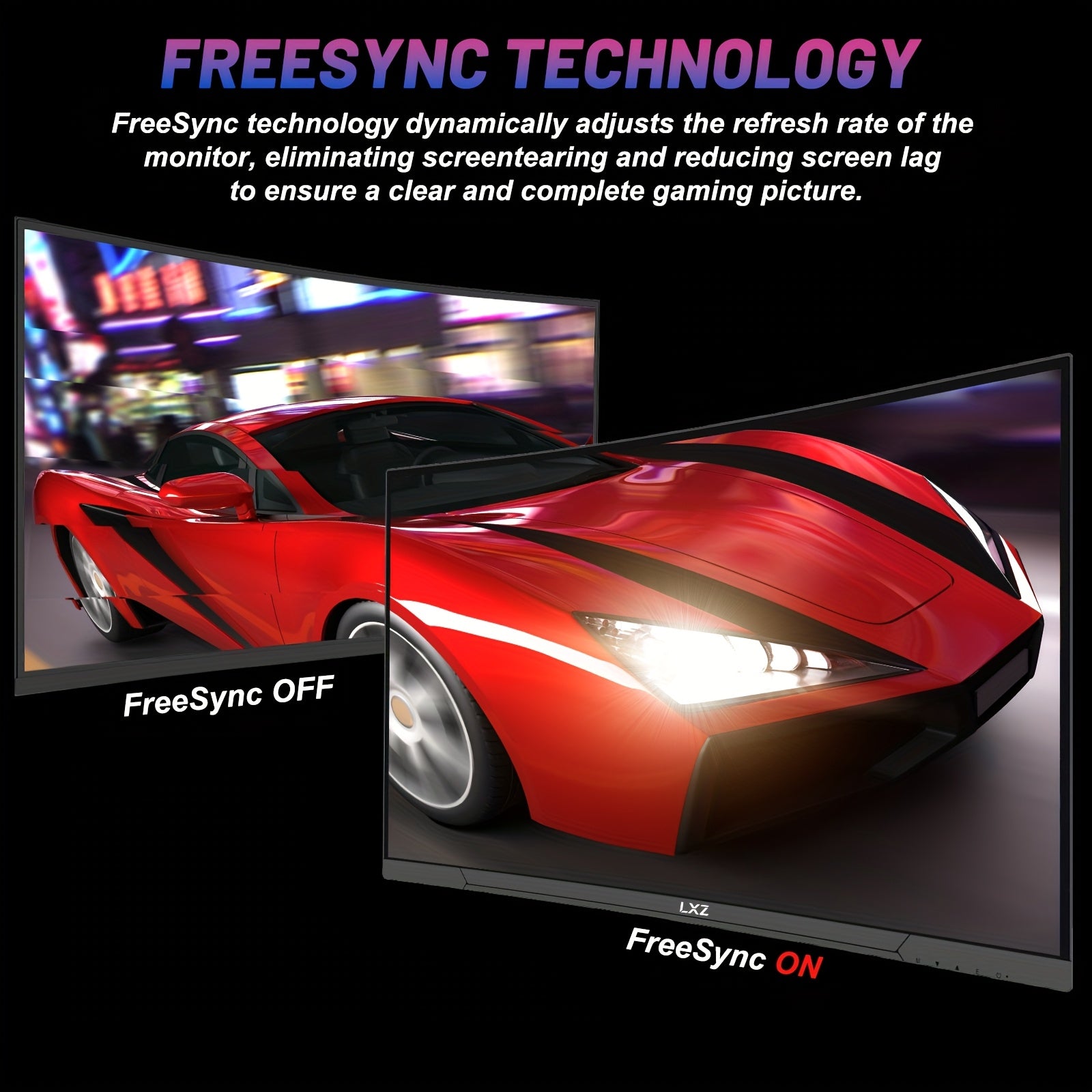 LXZ 34inch 21:9 UWQHD (3440x1440) | 165Hz PC Screen, 1500R Ultra-wide Curved Gaming Monitor, 1ms, FreeSync, 178° Wide Viewing Angle