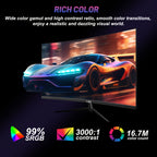 LXZ 32″ Curved Gaming Monitor | 180Hz QHD 2560x1440P Frameless Display with FreeSync, Eye Care & Wall Mount Support