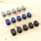 5-Pack Magnetic Cable Clips | Desk Cord Organizer for USB-C, Lightning & Micro Cables, Multi-Surface Adhesive