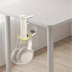 360° Rotating Headphone Stand | Desktop Headset Holder & Gaming Hook for Earphones & Controllers