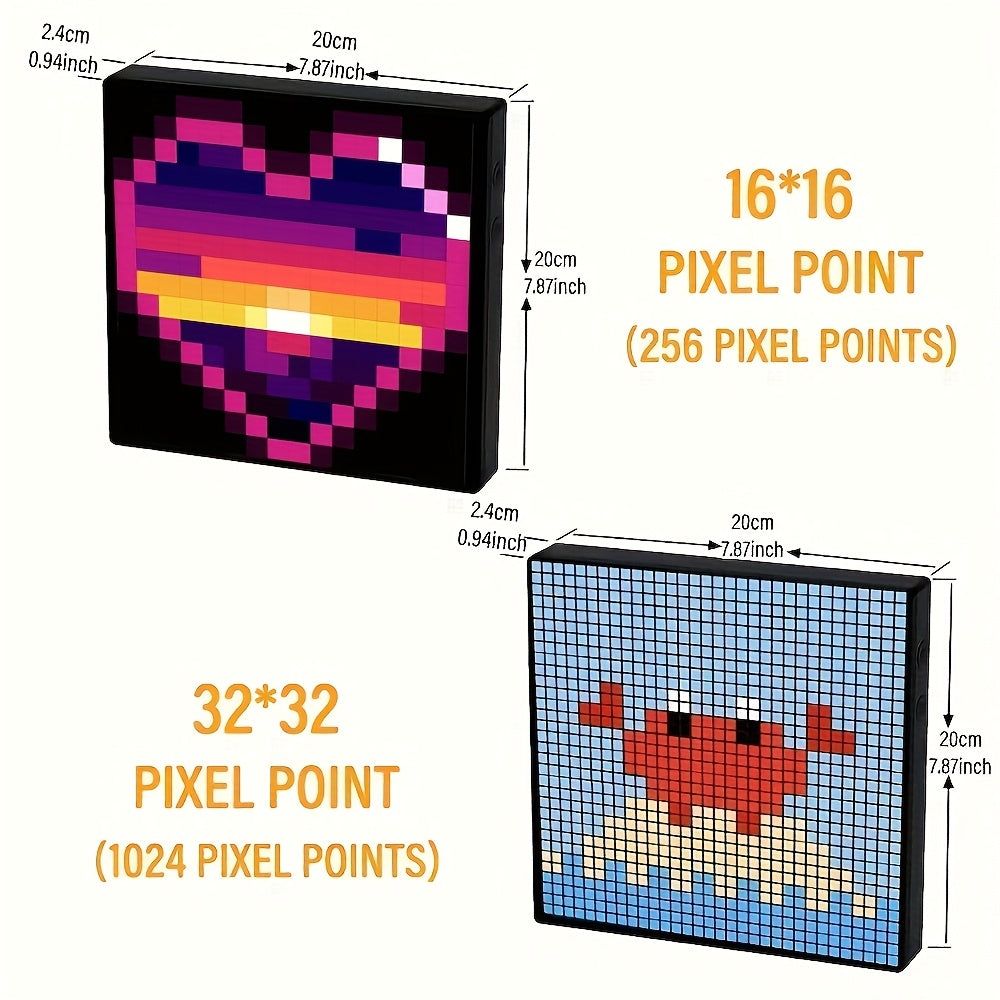 App-Controlled LED Pixel Art Display | USB Light for Wall, Desk, or Gaming Decor