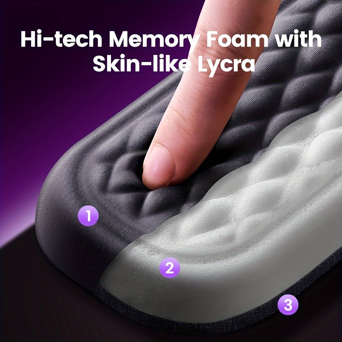 Memory Foam Keyboard & Mouse Wrist Rest Set | Ergonomic Cushion Pads for Comfortable Typing