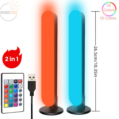 1/2 Pc | LED Strip Lights for Room |Remote Control | Ambient Backlight | Sync with Music