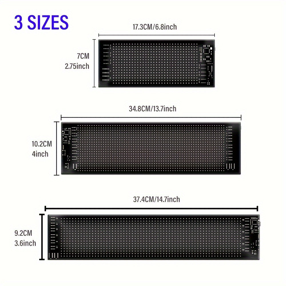 Flexible LED Pixel Display | Programmable RGB Night Light with App Control for Wall, Desk, Gaming & Decor