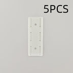 5-Pack Wall-Mounted Power Strip Holders | No-Drill, Removable Organisers for Routers, Remotes & Devices