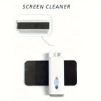 TechTicks Multi-Purpose Cleaning Kit | Microfiber Tip | Soft Bristle Brushes | Spray for Phones, Laptops & More
