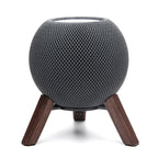 (Only Stand) Wooden HomePod Mini Stand | Hardwood Tripod Desk & Counter Mount