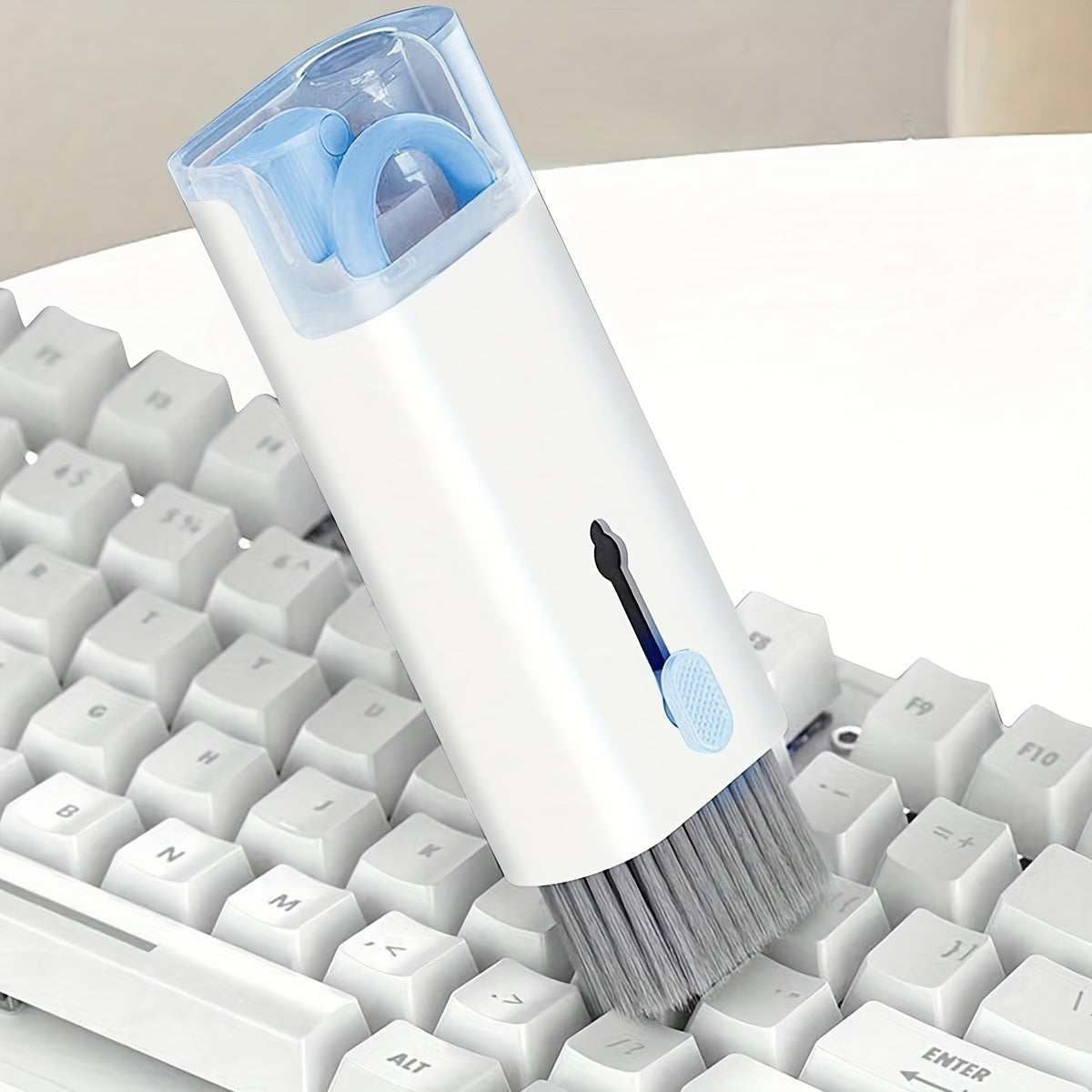 TechTicks Multi-Purpose Cleaning Kit | Microfiber Tip | Soft Bristle Brushes | Spray for Phones, Laptops & More