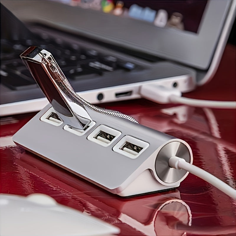 VVIA 4-Port USB 3.0 Aluminium Hub | High-Speed USB Powered Expander for PC & Laptop