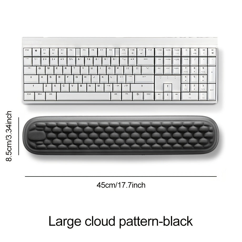 Memory Foam Keyboard & Mouse Wrist Rest Set | Ergonomic Cushion Pads for Comfortable Typing