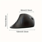 Ergonomic 2.4G Wireless Optical Mouse – Right-Handed, Crystal Design for PC & Laptop | Design | Game | Office