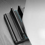 Space-Saving Laptop Holder Stand | Vertical Storage Rack | For Macbook, iPad, Tablet | Compact